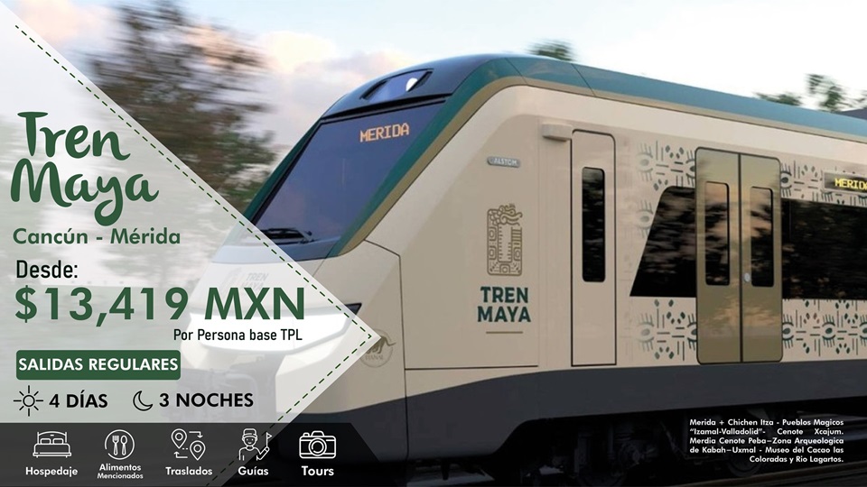 Tren Maya de Cancún a Merida